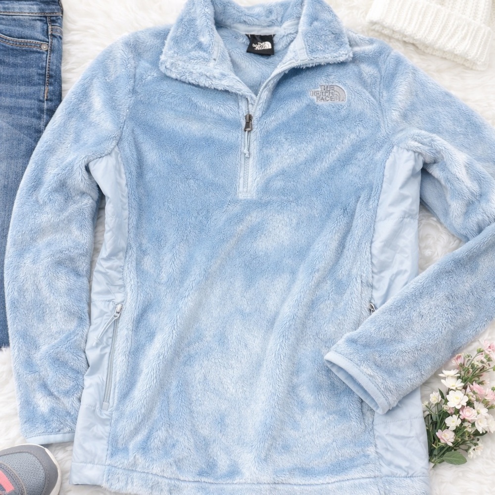 The North Face Sky Blue Fleece Jacket Size M